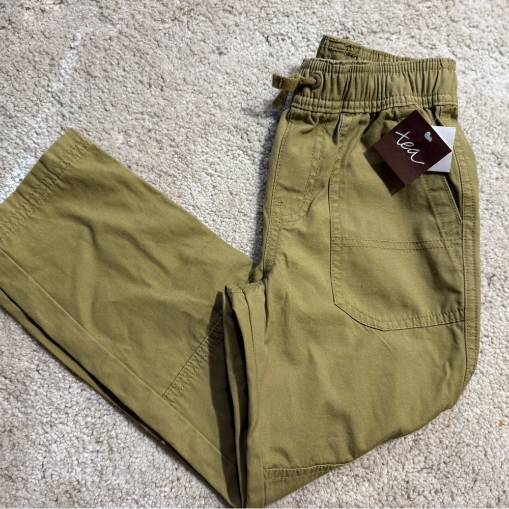 Tea Collection Kids' Olive Cargo Pants